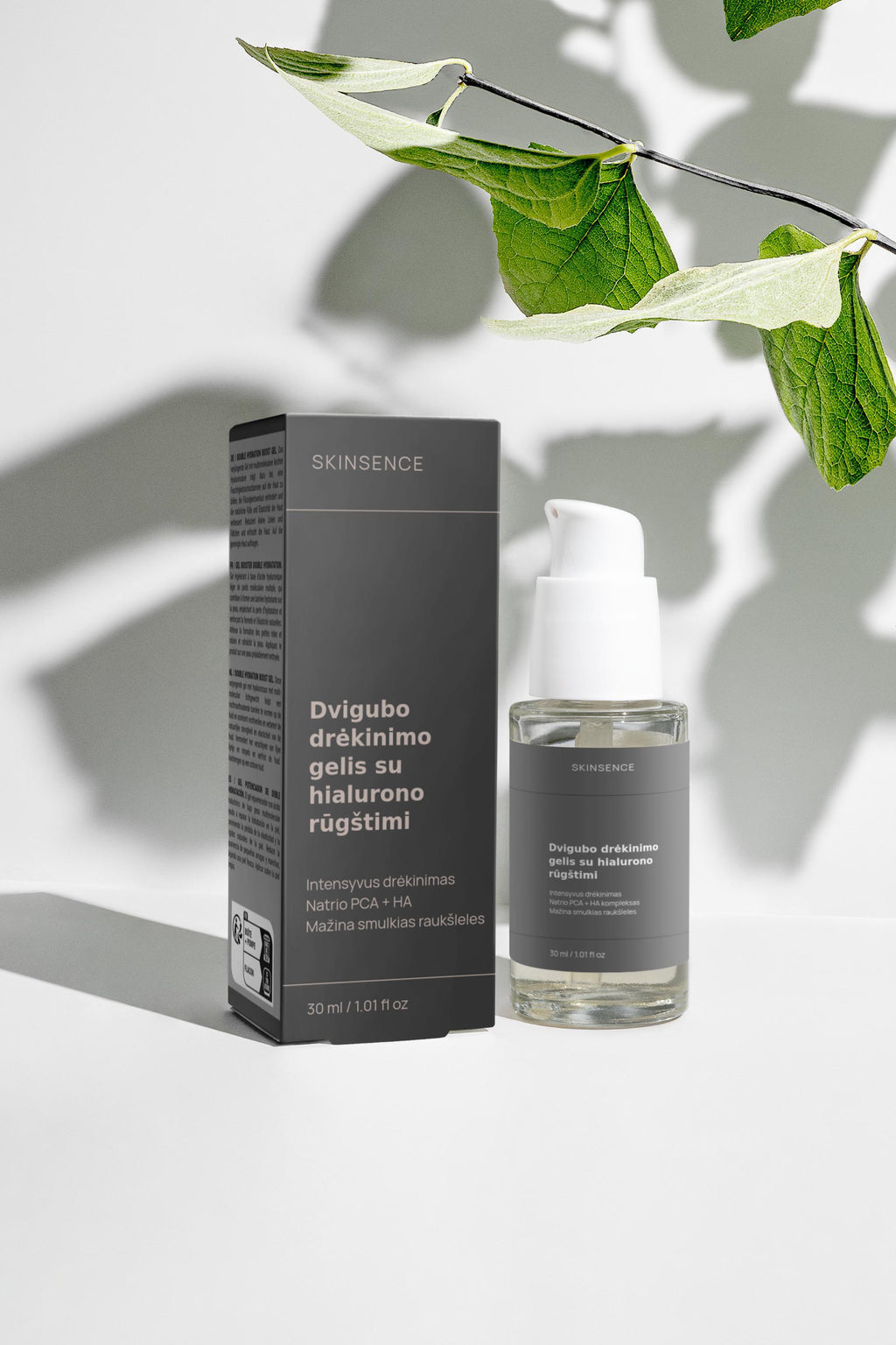 Dvigubo drėkinimo gelis su Hialurono rūgštimis - 30ml