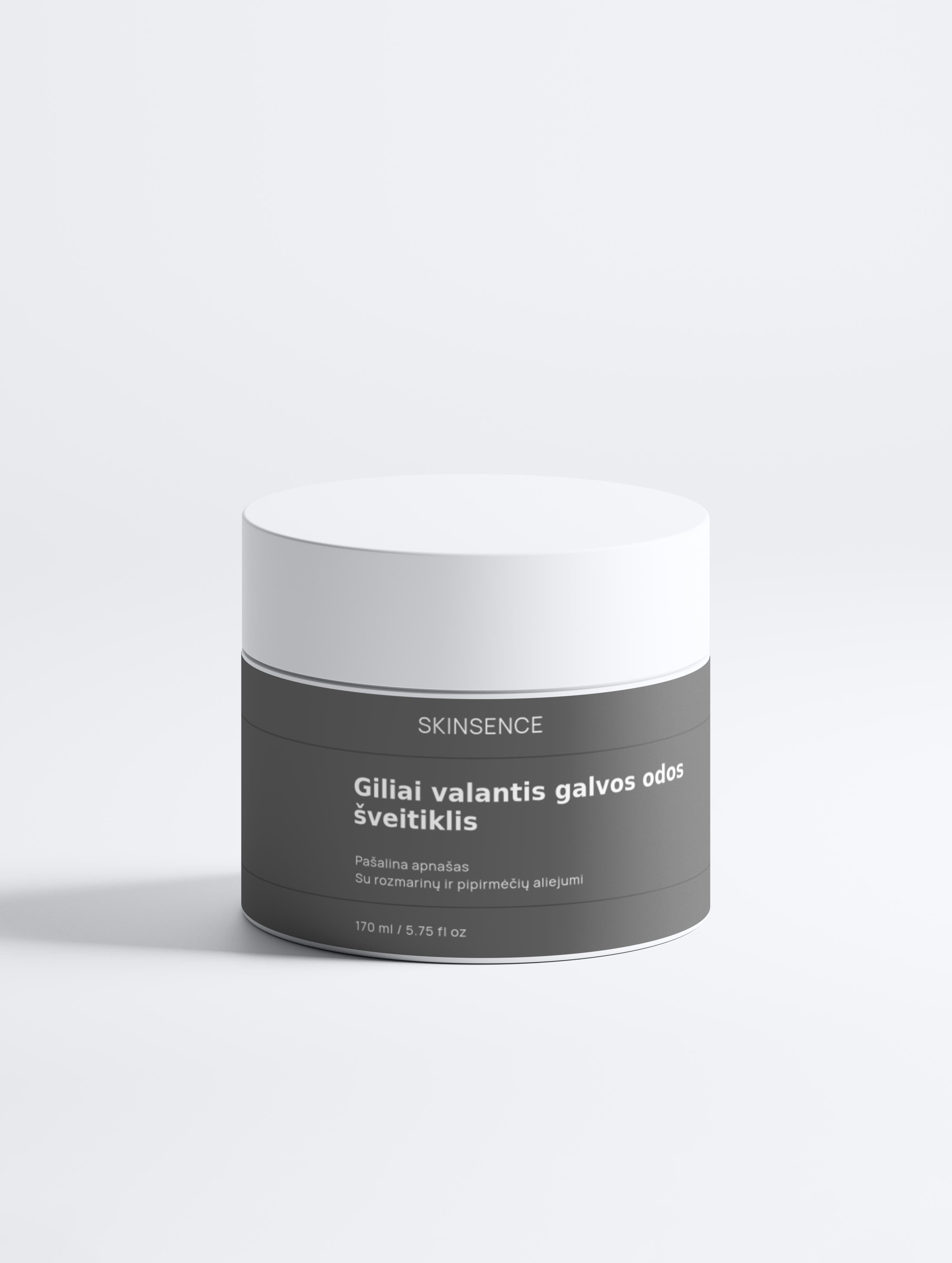 Giliai valantis galvos odos - skalpo šveitiklis - 170ml