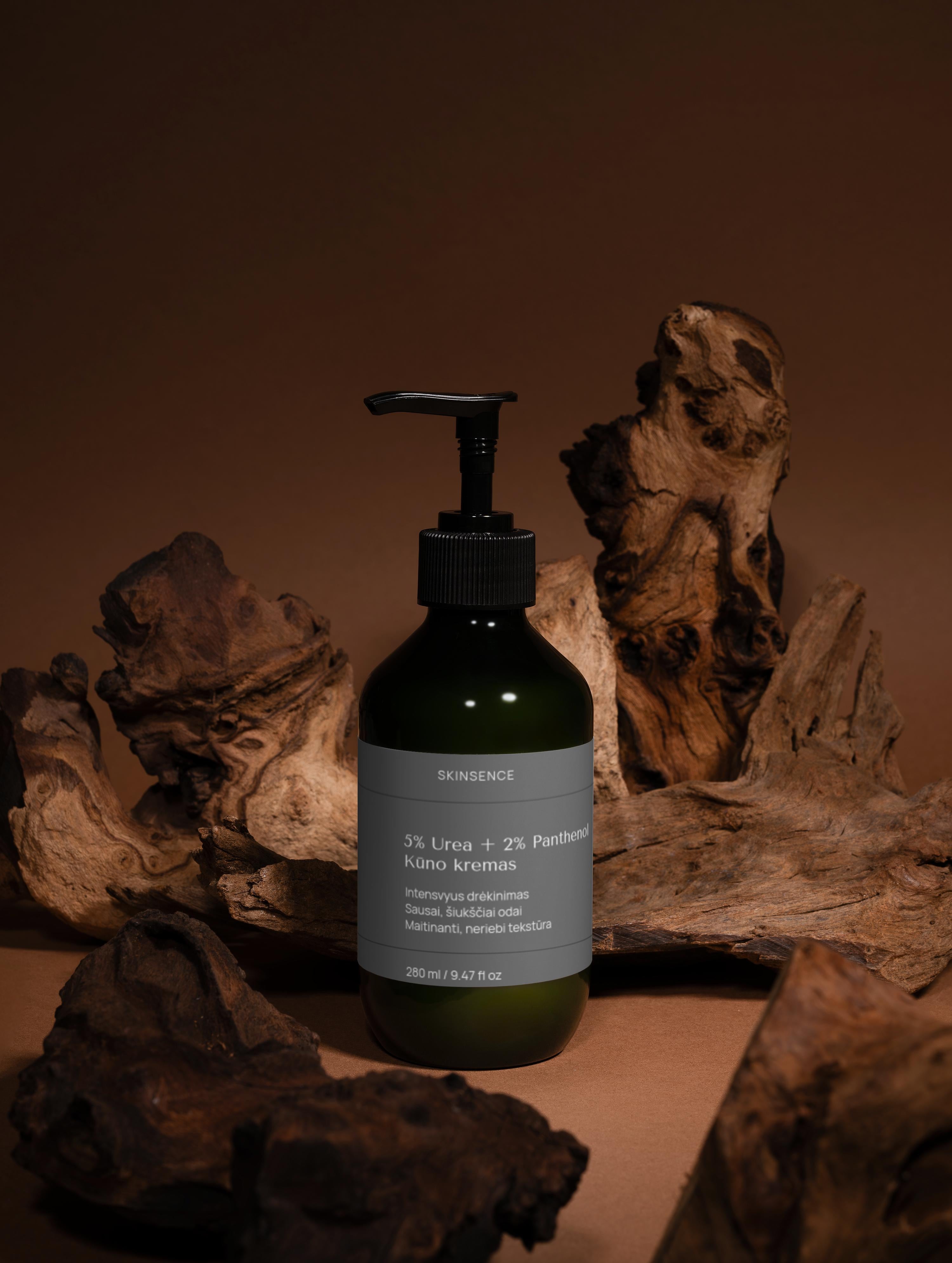 Kūno kremas su 5% Urea ir 2% Panthenol - 280ml