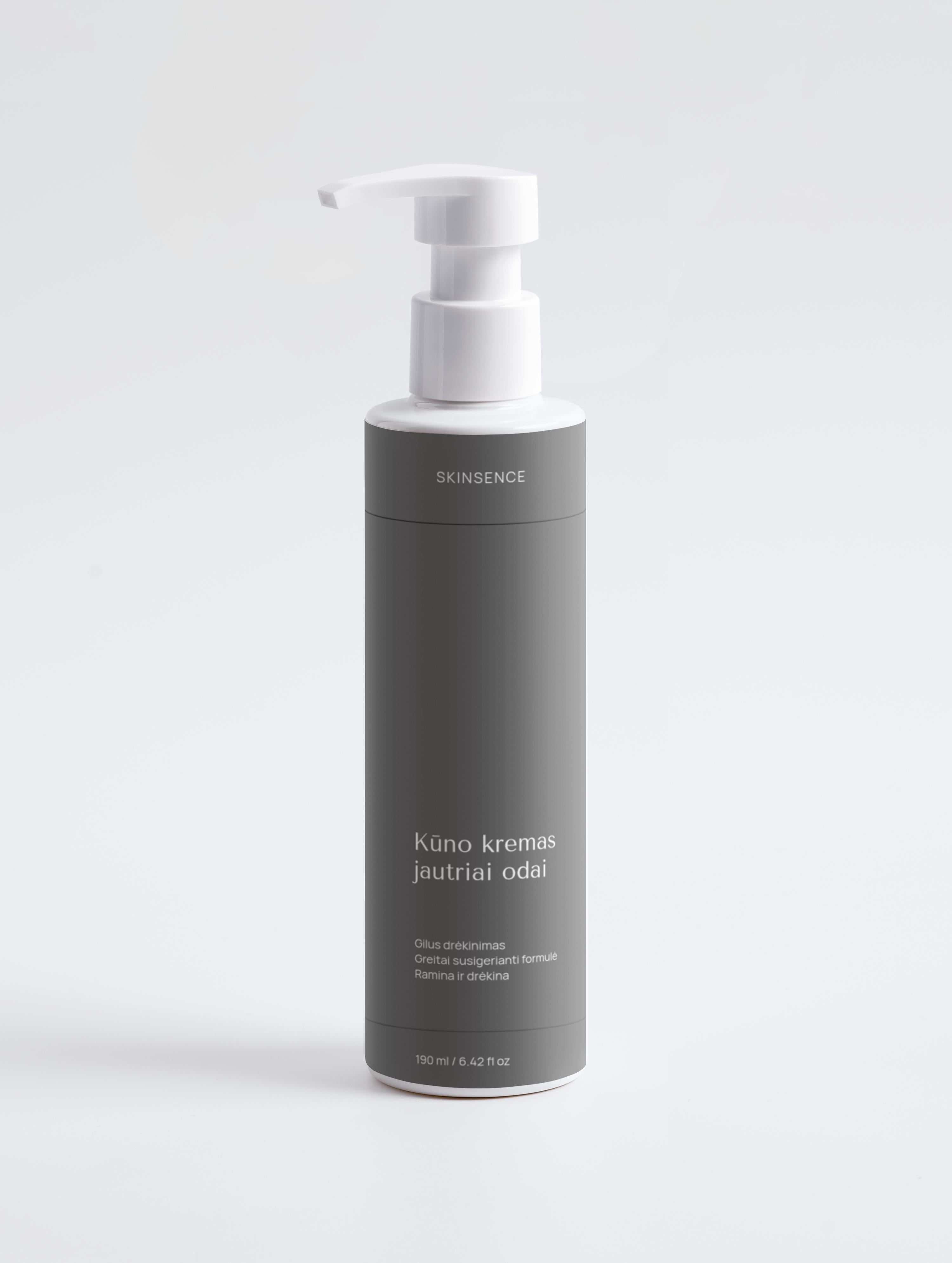 Kūno kremas jautriai odai - 190ml