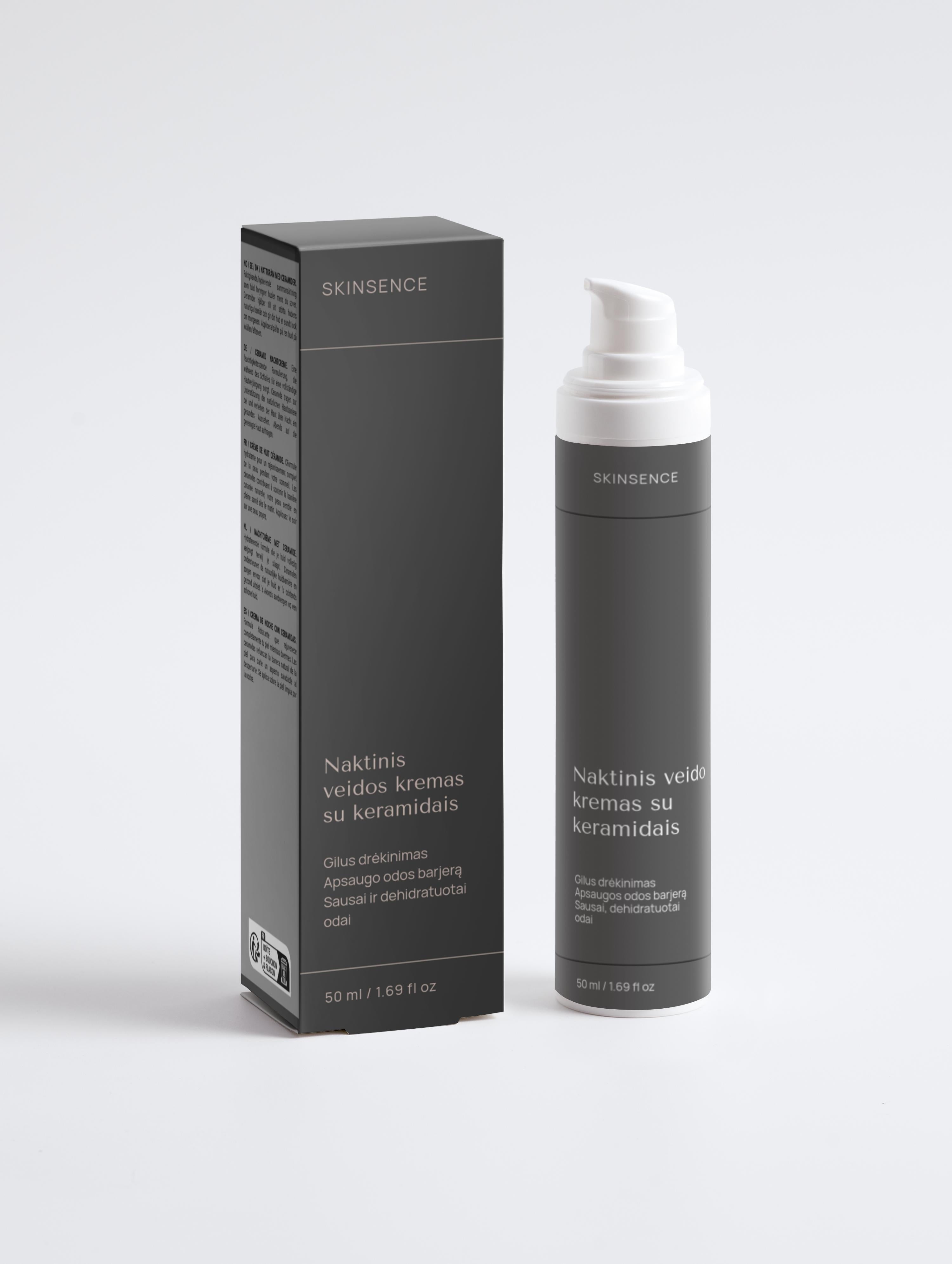 Naktinis kremas su keramidais - 50ml