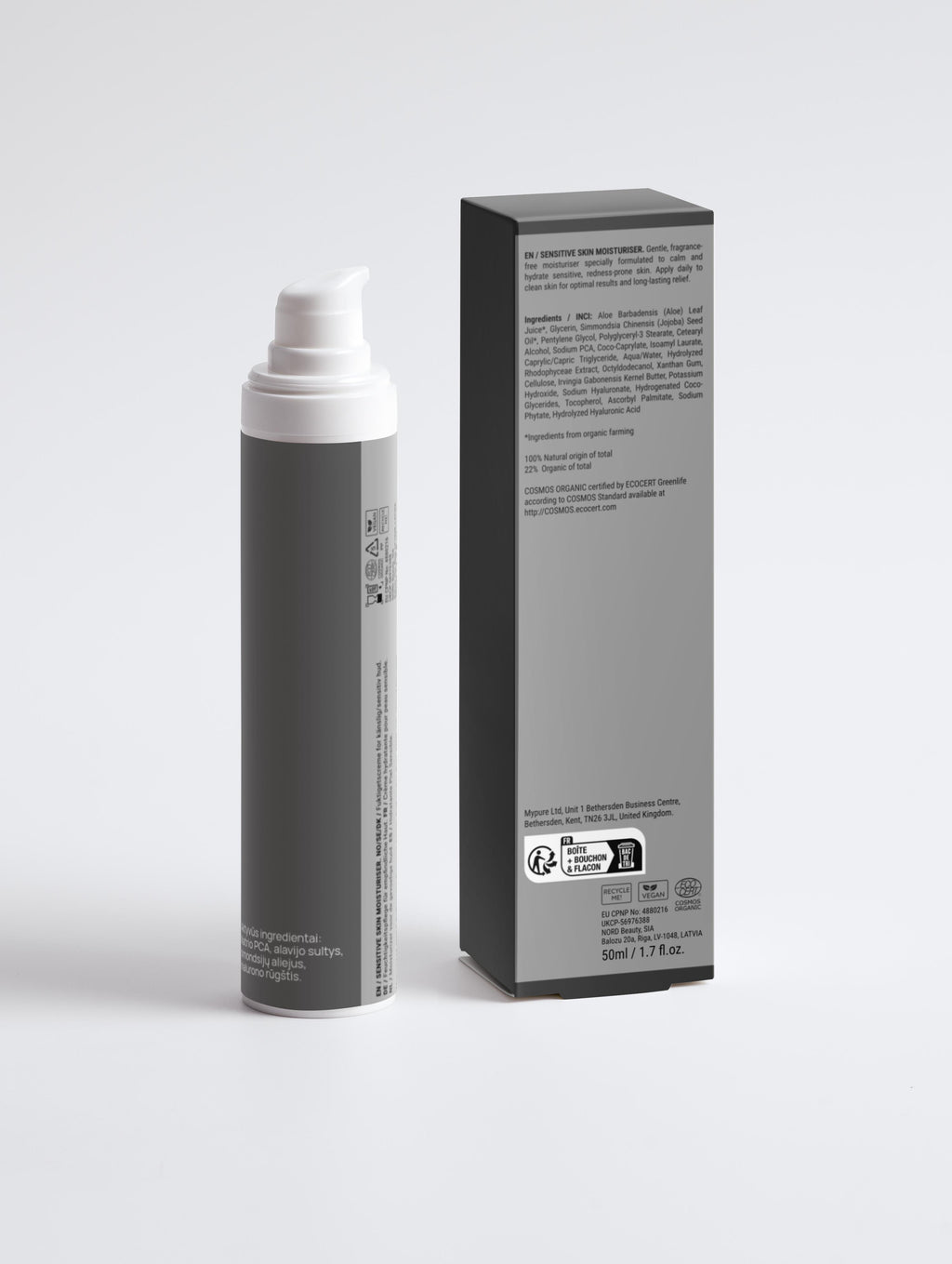 Drėkinamasis kremas jautriai ir dehidratuotai odai - 50ml