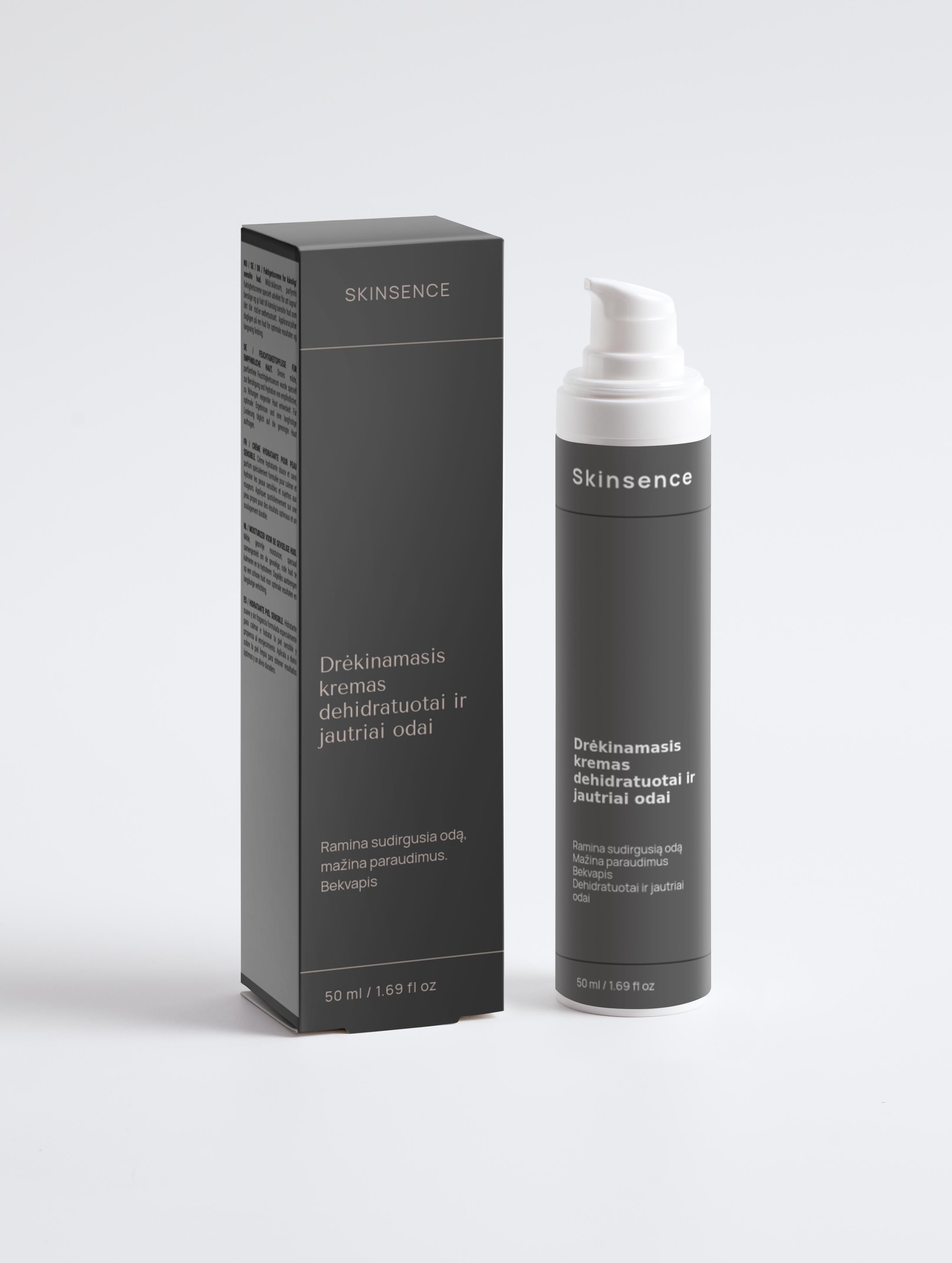 Drėkinamasis kremas jautriai ir dehidratuotai odai - 50ml